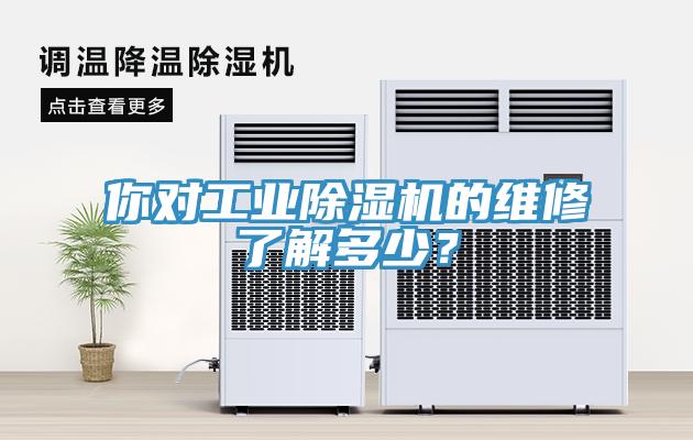 你對工業(yè)除濕機(jī)的維修了解多少？