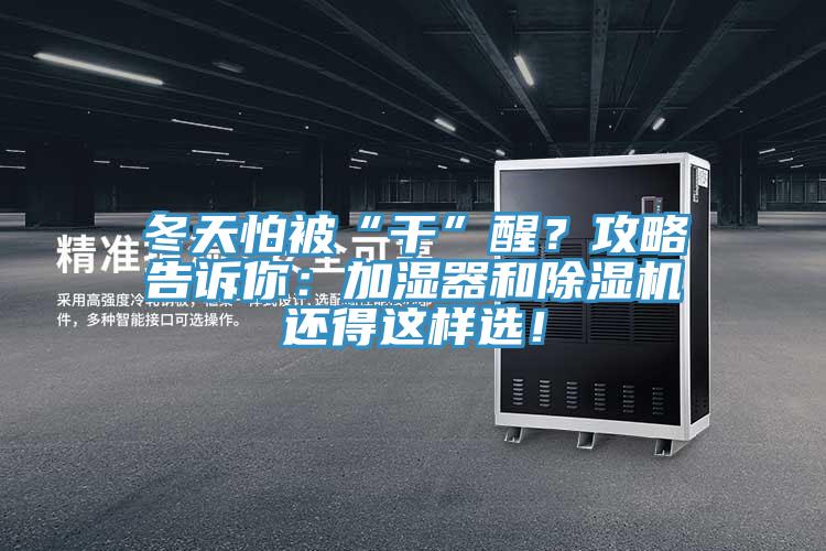 冬天怕被“干”醒？攻略告訴你：加濕器和除濕機還得這樣選！