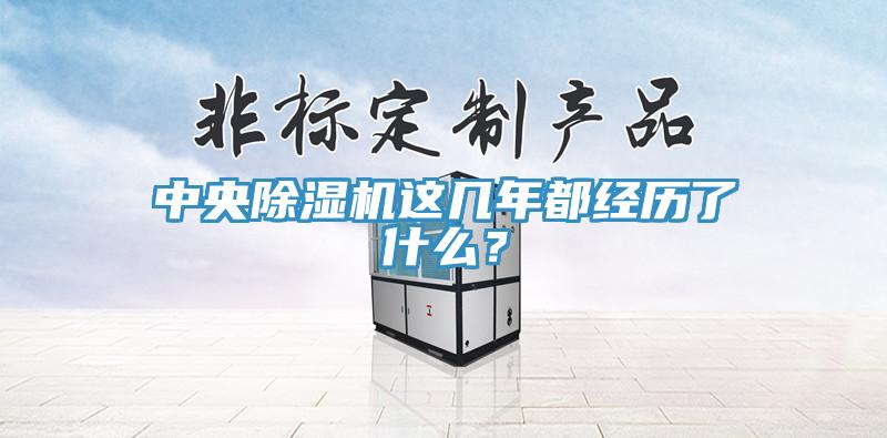 中央除濕機(jī)這幾年都經(jīng)歷了什么？