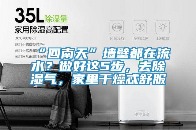 “回南天”墻壁都在流水？做好這5步，去除濕氣，家里干燥忒舒服
