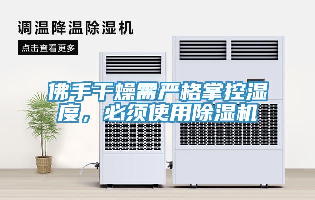 佛手干燥需嚴(yán)格掌控濕度，必須使用除濕機(jī)