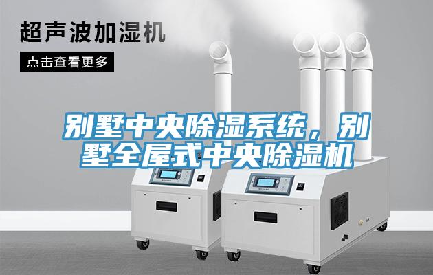 別墅中央除濕系統(tǒng)，別墅全屋式中央除濕機