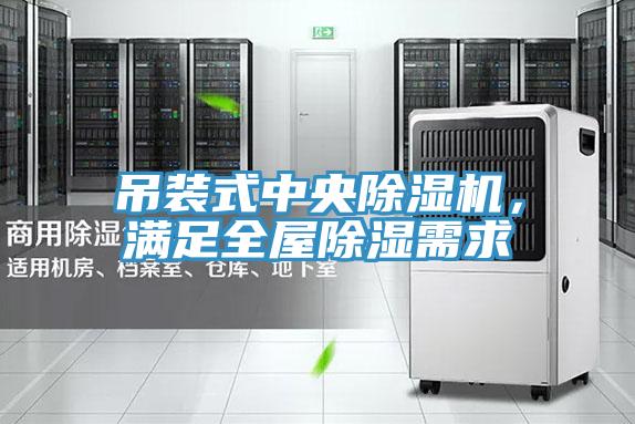 吊裝式中央除濕機，滿足全屋除濕需求