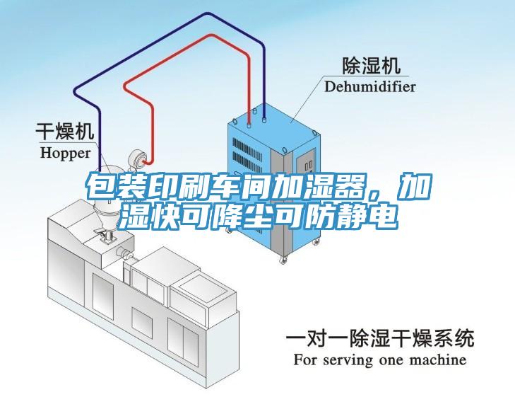 包裝印刷車(chē)間加濕器，加濕快可降塵可防靜電