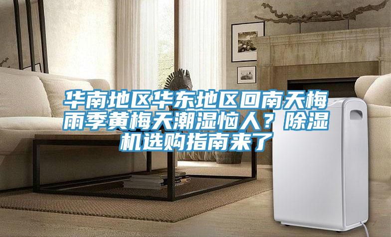 華南地區(qū)華東地區(qū)回南天梅雨季黃梅天潮濕惱人？除濕機(jī)選購(gòu)指南來了