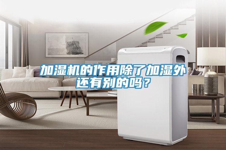 加濕機(jī)的作用除了加濕外還有別的嗎？