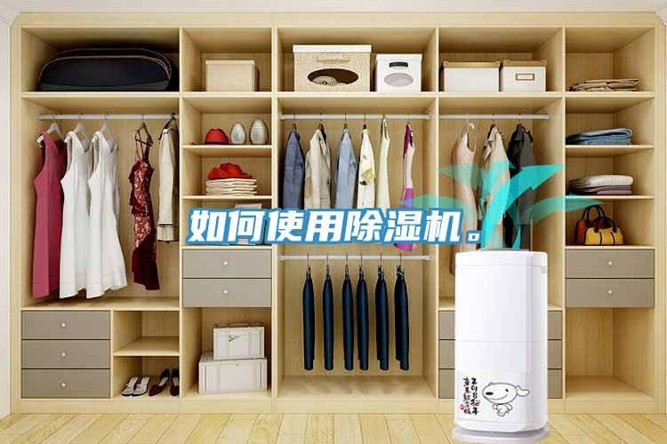 如何使用除濕機。