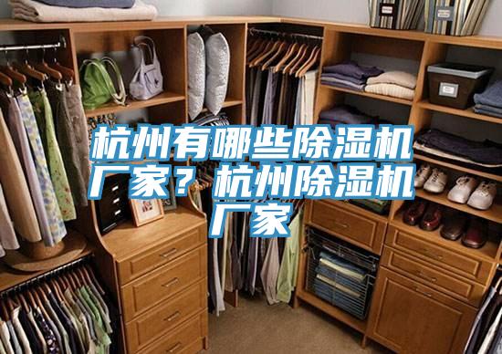 杭州有哪些除濕機(jī)廠家？杭州除濕機(jī)廠家