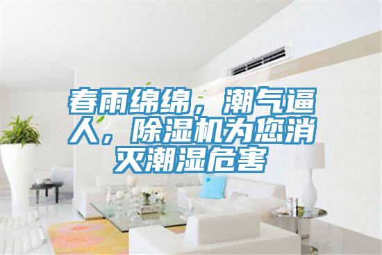 春雨綿綿，潮氣逼人，除濕機為您消滅潮濕危害