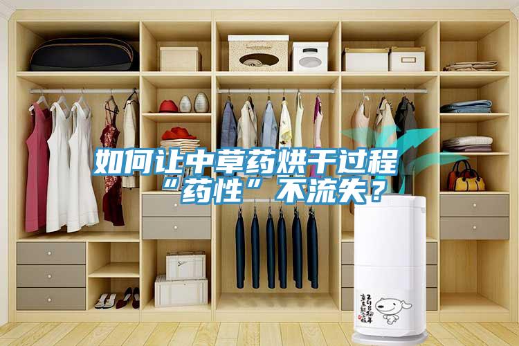 如何讓中草藥烘干過(guò)程“藥性”不流失？
