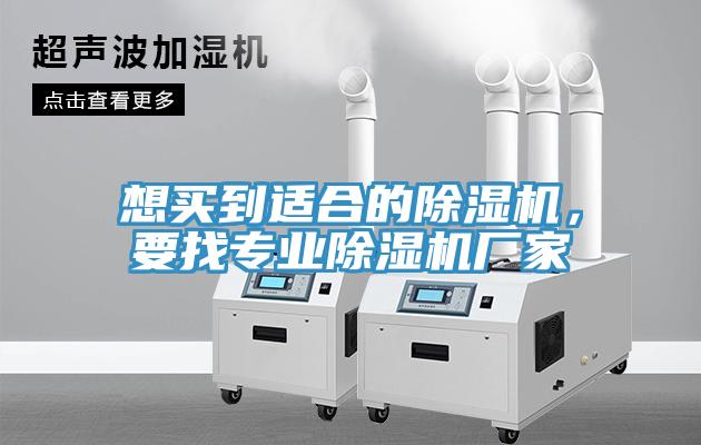 想買(mǎi)到適合的除濕機(jī)，要找專(zhuān)業(yè)除濕機(jī)廠家