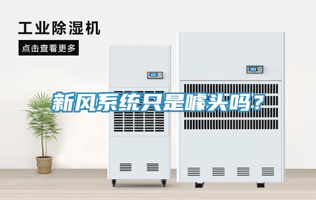新風(fēng)系統(tǒng)只是噱頭嗎？