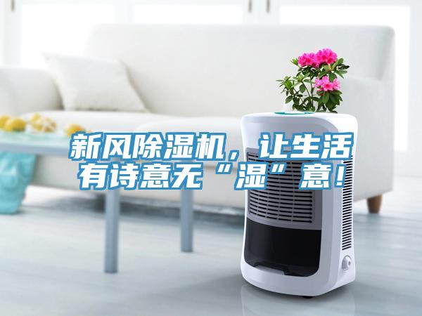 新風(fēng)除濕機(jī)，讓生活有詩(shī)意無(wú)“濕”意！