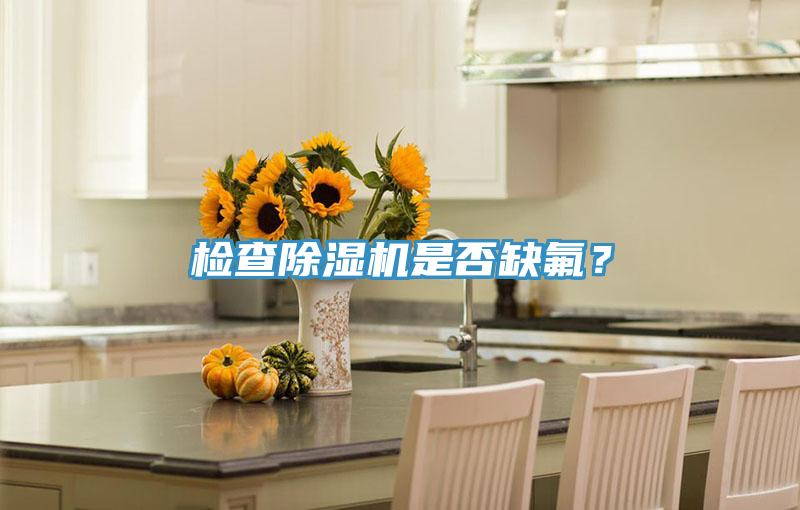 檢查除濕機是否缺氟？