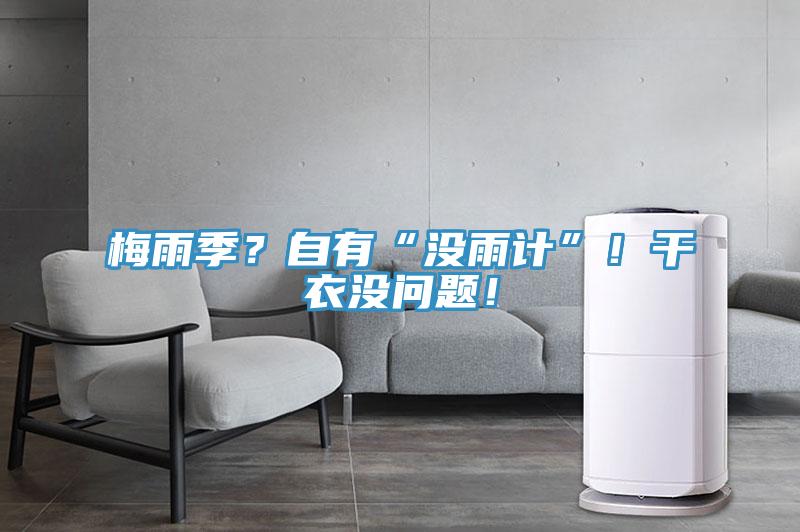 梅雨季？自有“沒雨計(jì)”！干衣沒問題！