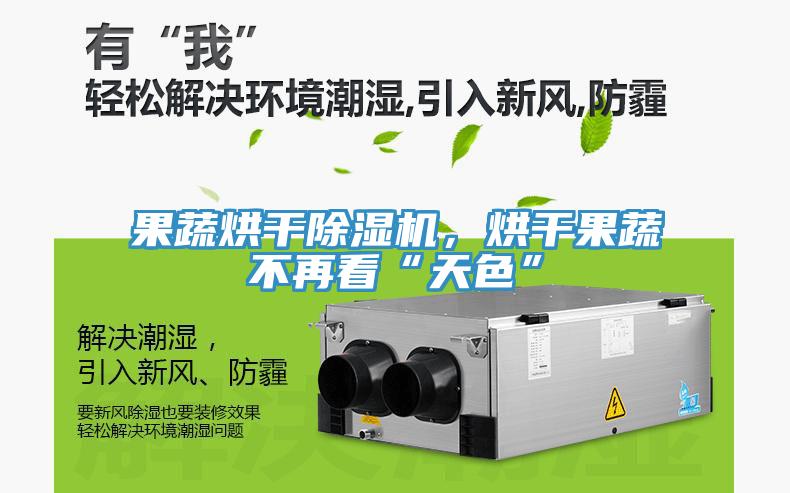 果蔬烘干除濕機(jī)，烘干果蔬不再看“天色”