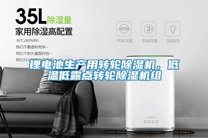 鋰電池生產(chǎn)用轉(zhuǎn)輪除濕機(jī)，低溫低露點(diǎn)轉(zhuǎn)輪除濕機(jī)組