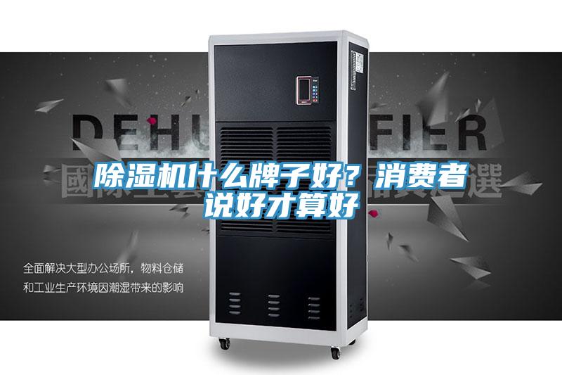 除濕機(jī)什么牌子好？消費(fèi)者說好才算好