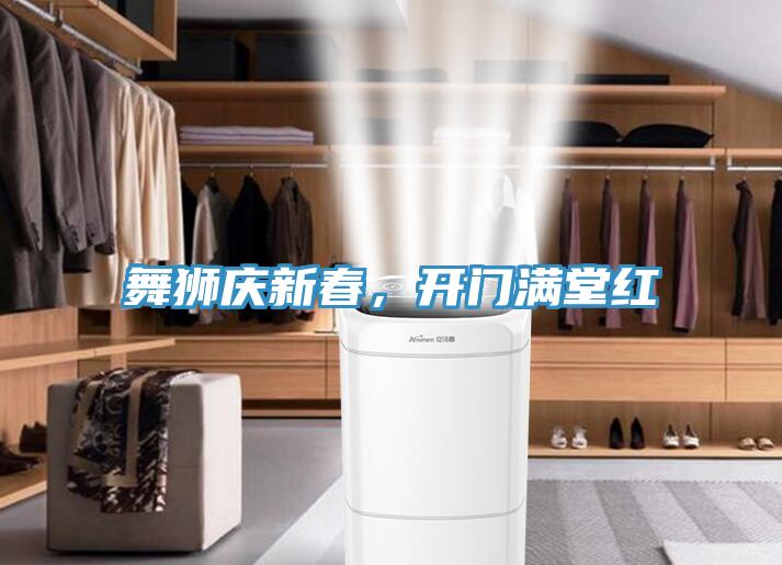 舞獅慶新春，開門滿堂紅