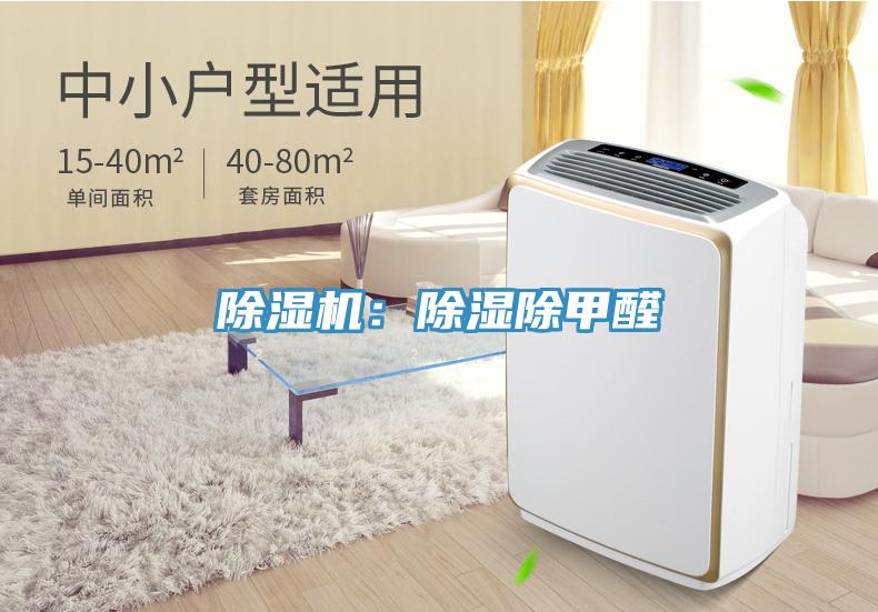 除濕機(jī):除濕除甲醛