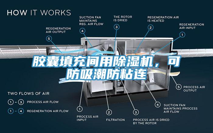 膠囊填充間用除濕機，可防吸潮防粘連