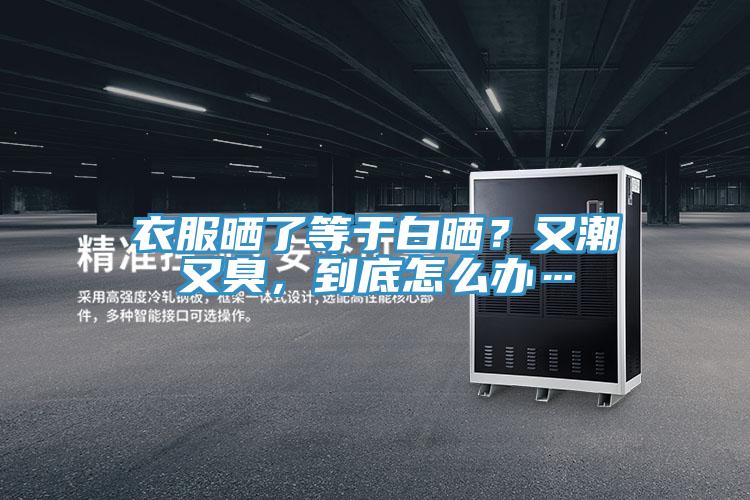 衣服曬了等于白曬？又潮又臭，到底怎么辦…