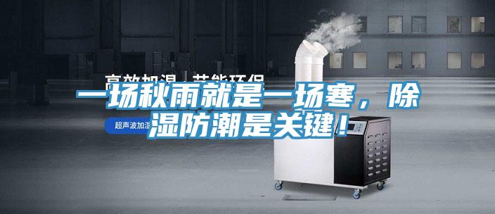 一場秋雨就是一場寒，除濕防潮是關(guān)鍵！