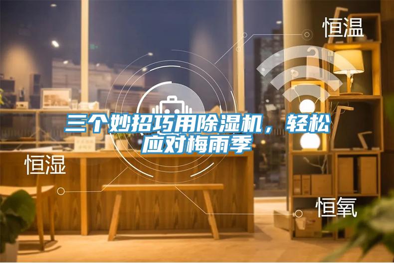 三個妙招巧用除濕機，輕松應(yīng)對梅雨季
