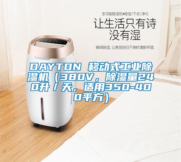 DAYTON 移動式工業(yè)除濕機(jī)（380V，除濕量240升／天，適用350-400平方）