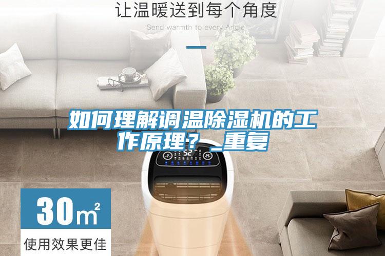 如何理解調(diào)溫除濕機(jī)的工作原理？_重復(fù)