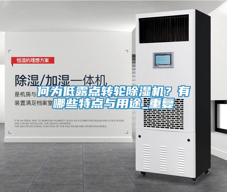 何為低露點轉(zhuǎn)輪除濕機？有哪些特點與用途_重復(fù)