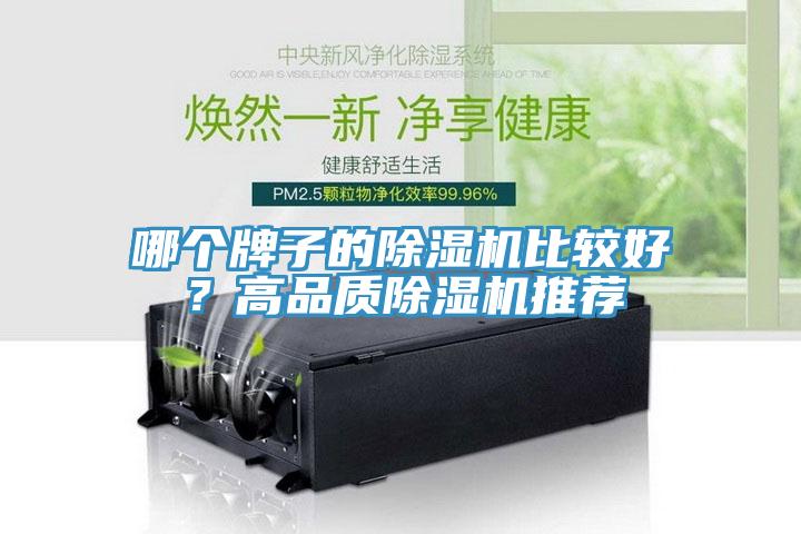 哪個牌子的除濕機比較好？高品質(zhì)除濕機推薦