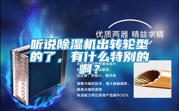 聽說除濕機(jī)出轉(zhuǎn)輪型的了，有什么特別的??？