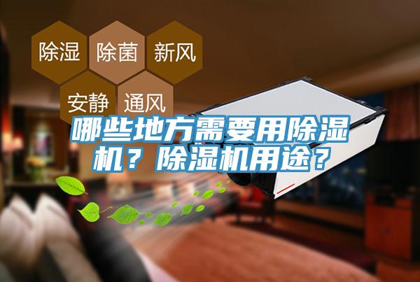 哪些地方需要用除濕機(jī)？除濕機(jī)用途？
