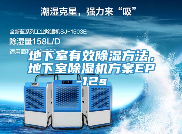 地下室有效除濕方法，地下室除濕機方案EP-12s