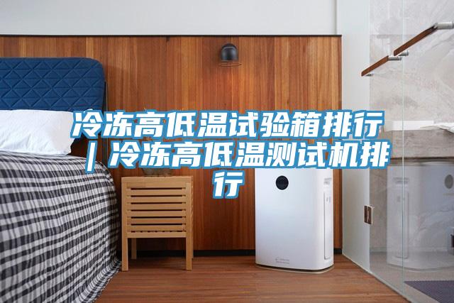 冷凍高低溫試驗箱排行｜冷凍高低溫測試機(jī)排行