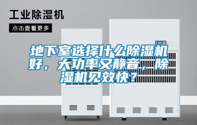 地下室選擇什么除濕機(jī)好，大功率又靜音，除濕機(jī)見效快？