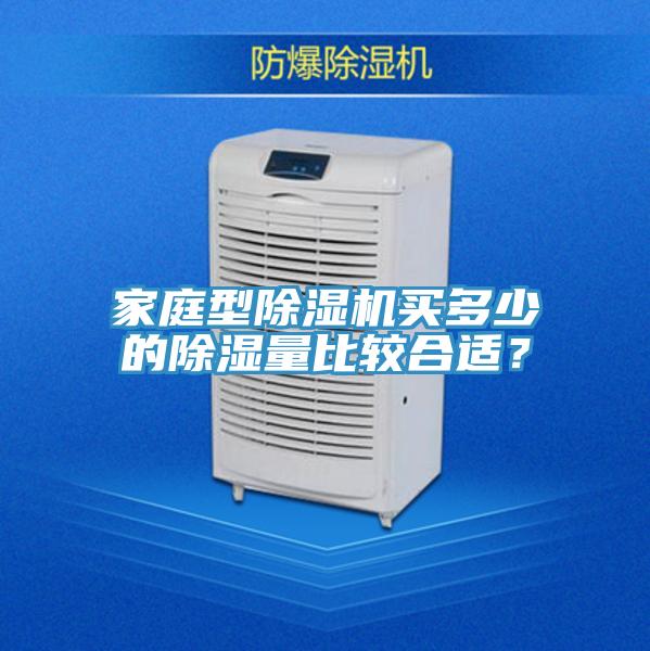 家庭型除濕機(jī)買多少的除濕量比較合適？