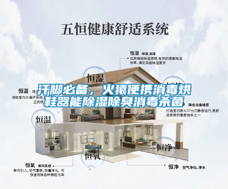 汗腳必備，火猿便攜消毒烘鞋器能除濕除臭消毒殺菌