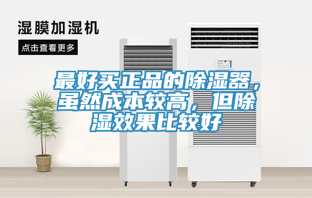 最好買正品的除濕器，雖然成本較高，但除濕效果比較好