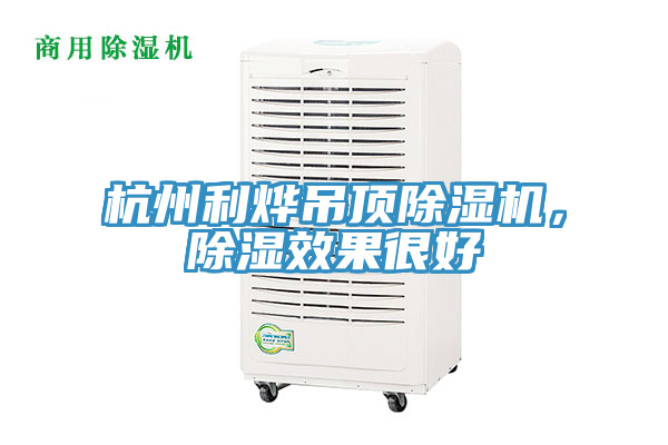 杭州利燁吊頂除濕機(jī)，除濕效果很好