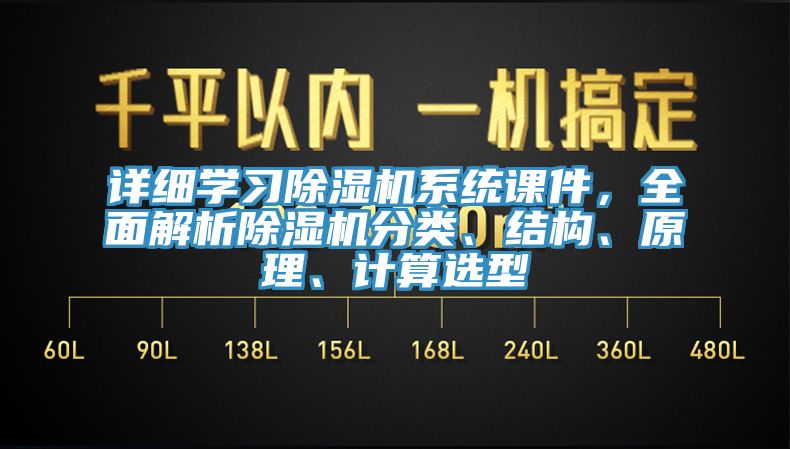 詳細(xì)學(xué)習(xí)除濕機(jī)系統(tǒng)課件，全面解析除濕機(jī)分類、結(jié)構(gòu)、原理、計算選型