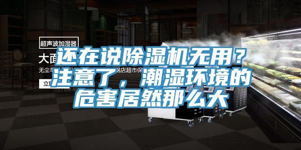 還在說除濕機(jī)無用？注意了，潮濕環(huán)境的危害居然那么大