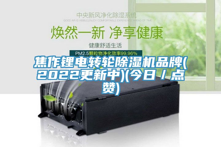 焦作鋰電轉(zhuǎn)輪除濕機(jī)品牌(2022更新中)(今日／點贊)