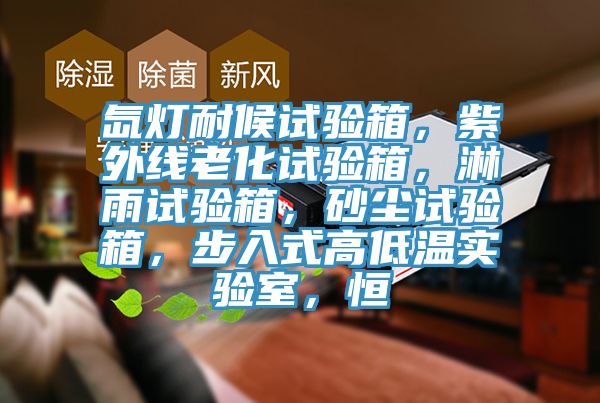 氙燈耐候試驗(yàn)箱，紫外線老化試驗(yàn)箱，淋雨試驗(yàn)箱，砂塵試驗(yàn)箱，步入式高低溫實(shí)驗(yàn)室，恒