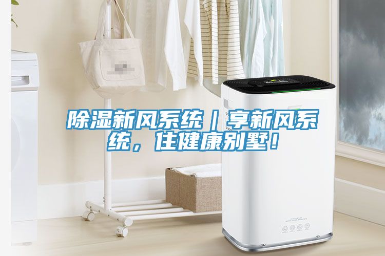 除濕新風(fēng)系統(tǒng)｜享新風(fēng)系統(tǒng)，住健康別墅！
