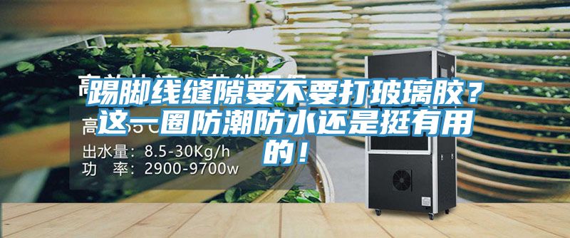 踢腳線縫隙要不要打玻璃膠？這一圈防潮防水還是挺有用的！