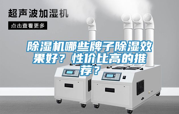 除濕機(jī)哪些牌子除濕效果好？性價(jià)比高的推薦？