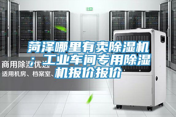 菏澤哪里有賣除濕機(jī)；工業(yè)車間專用除濕機(jī)報價報價