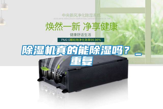 除濕機(jī)真的能除濕嗎？_重復(fù)